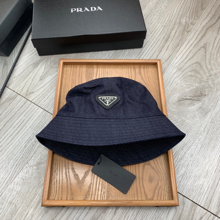 Prada Cotton Printed Fisherman's Hat Sunhat (Perfect Replica)