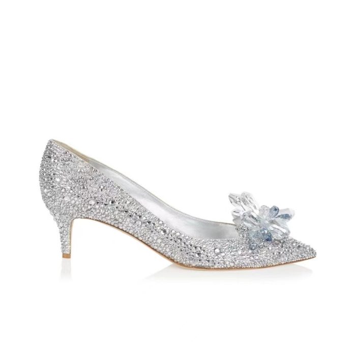 Jimmy Choo Allure Crystal Point Slide Sandal (Perfect Replica) - Image 2