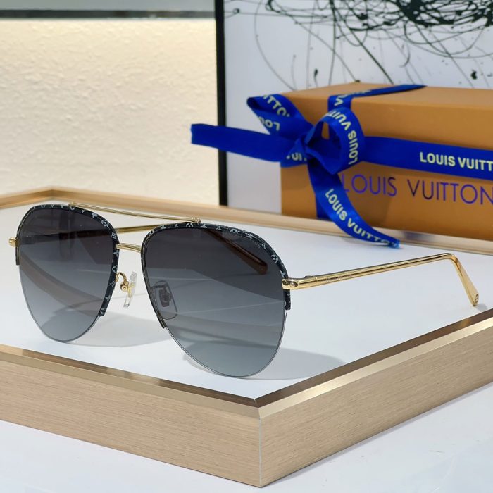 Louis Vuitton LV Frame Logo sunglasses Top quality (Perfect Replica) - Image 5