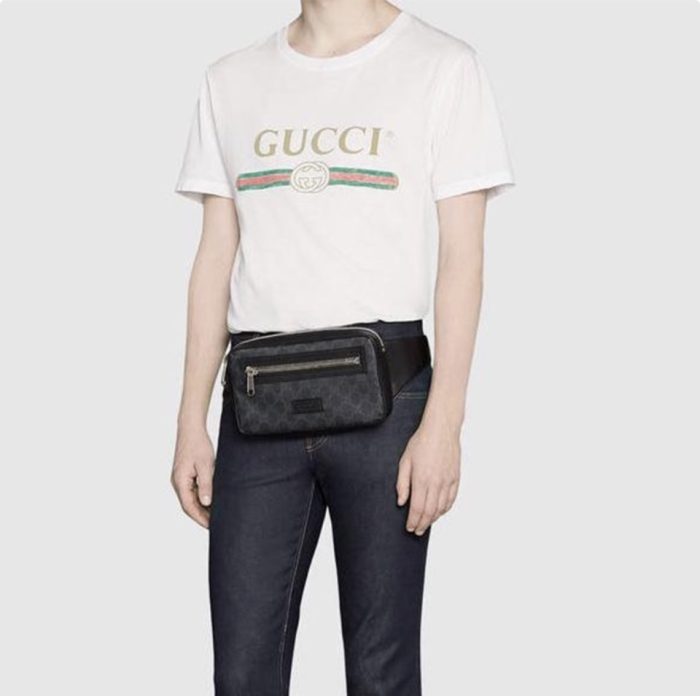 Gucci Canvas & Leather Waist bag(Perfect Replica) - Image 2