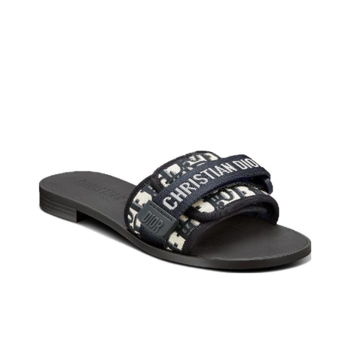 Dior DWAY Slide Slipper Sandals With Adjustable Type Slide Sandal (Perfect Replica) - Image 3