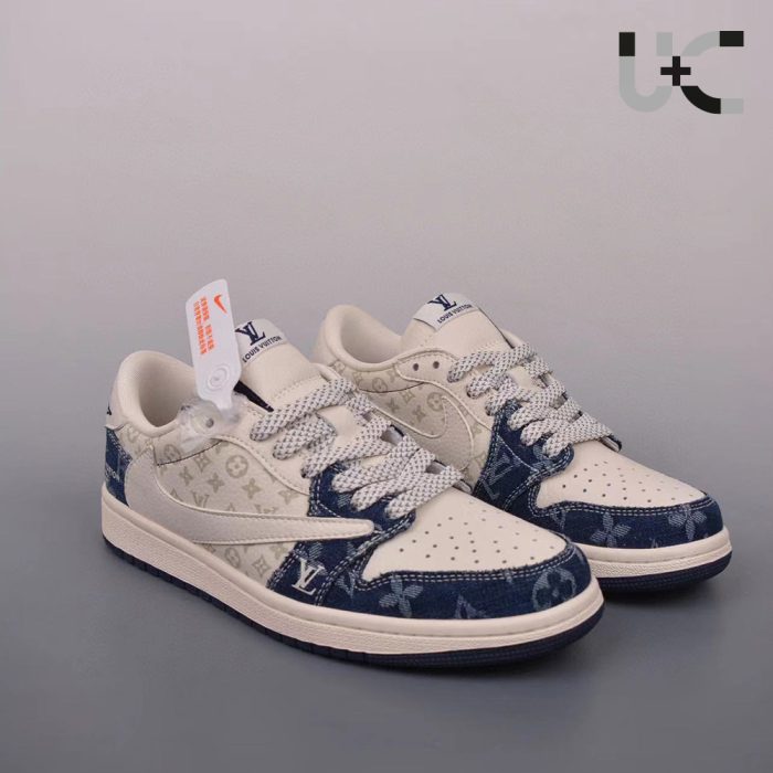 Fragment x TS x LV x Nike Air Jordan 1 Low(Perfect Replica) - Image 6