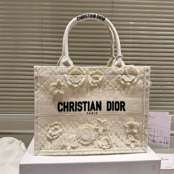 Dior Book Tote D-Lace Macrame(Perfect Replica) - Image 6