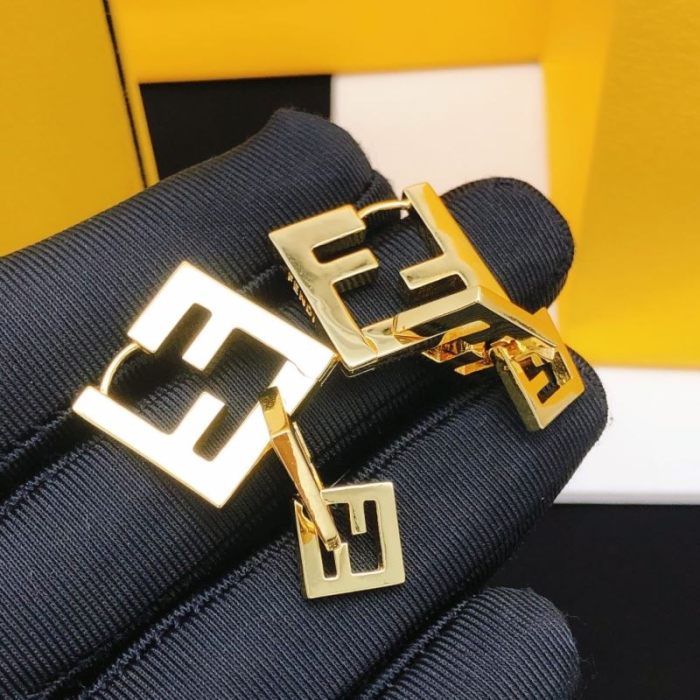 Fendi Irregular Earrings