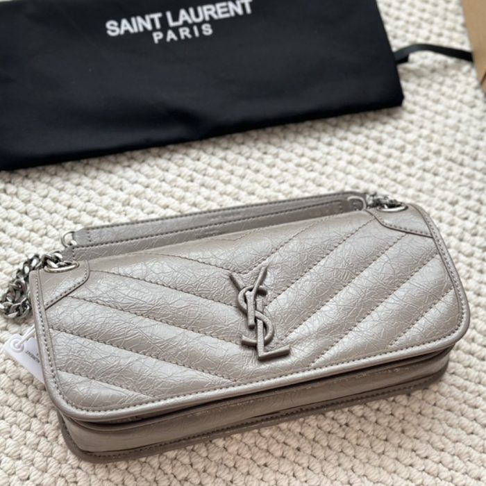 Saint Laurent YSL Leather Chain Shoulder Bag Crossbody Bag(Perfect Replica) - Image 3