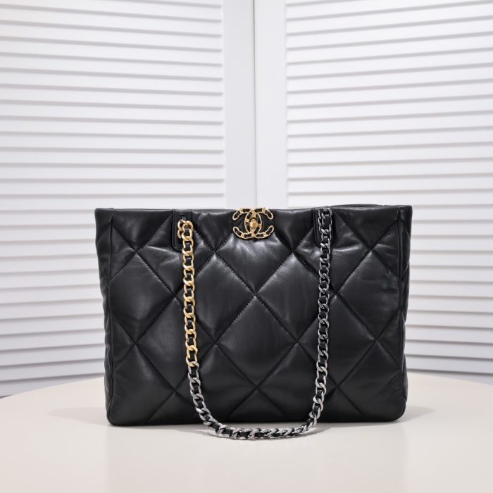 Chanel 19bag Tote Leather Shoulder Crossbody Bag(Perfect Replica) - Image 4