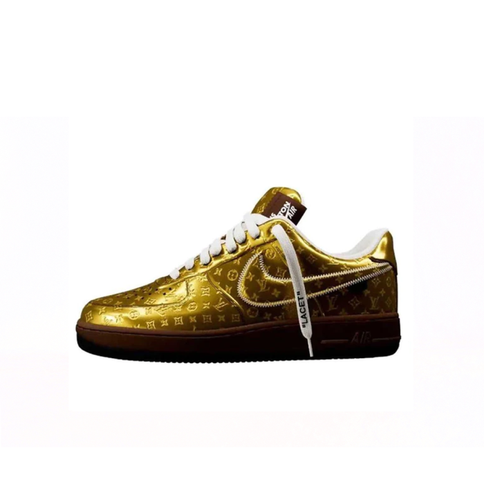 Nike Air Force 1 Low Louis Vuitton Monogram Brown Damier Azur(Perfect Replica) - Image 2