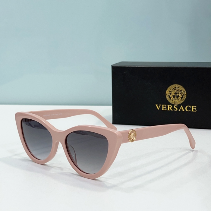 Versace Mirror leg Logo Cat-eye Sunglasses Top Quality(Perfect Replica) - Image 7