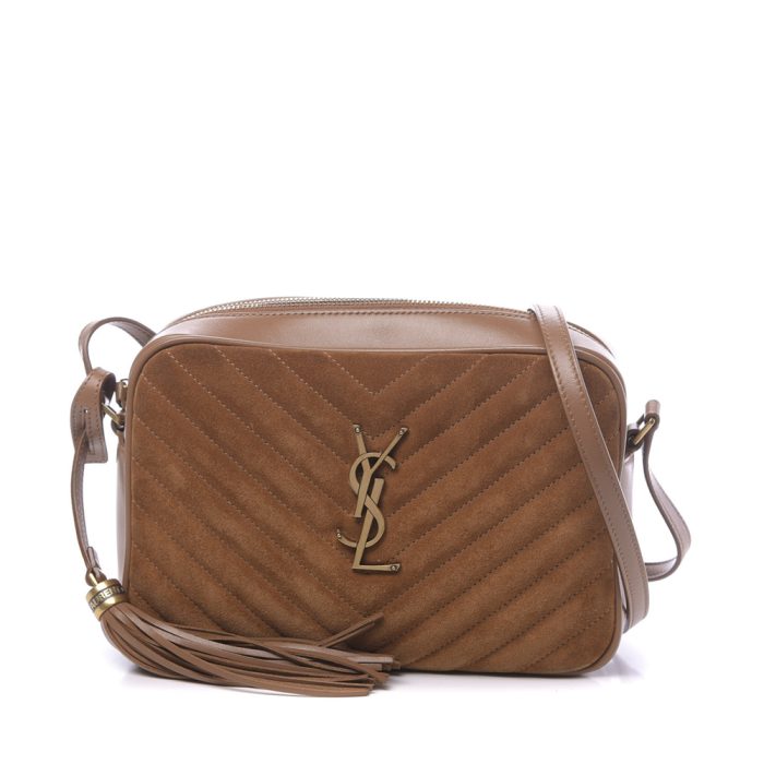 Sait Laurent YSL Suede Camera Bag (Perfect Replica) - Image 2