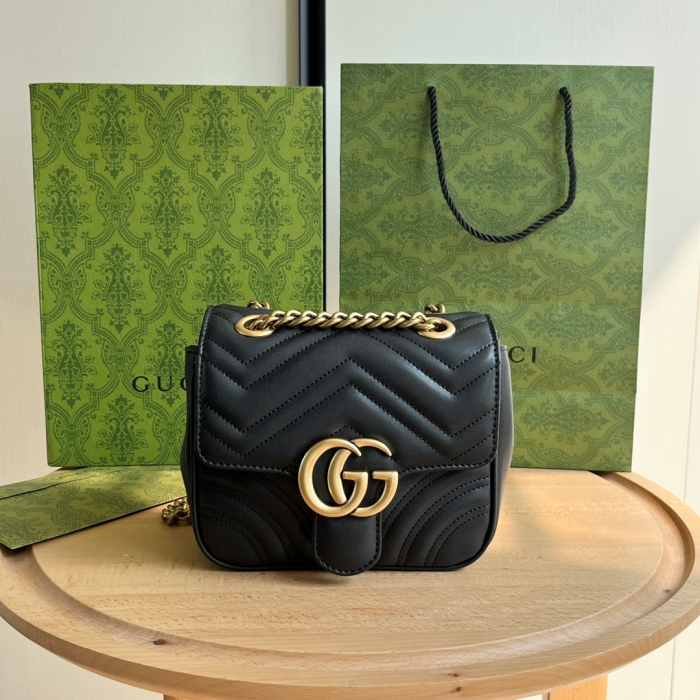 Gucci Marmont GG Leather Shoulder Bag(Perfect Replica) - Image 7