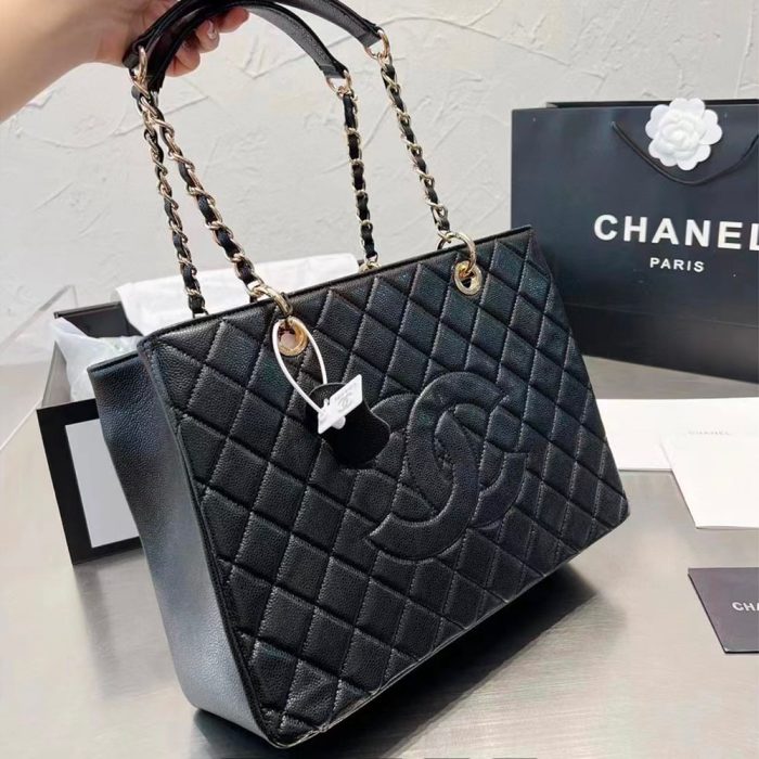 CHANEL GST Tote Bag Caviar A50995(Perfect Replica) - Image 4