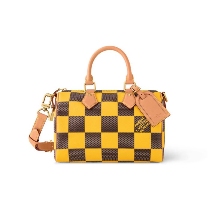 Louis Vuitton LV Speedy 25 Checkerboard Shoulder Bag Handbag (Perfect Replica) - Image 2