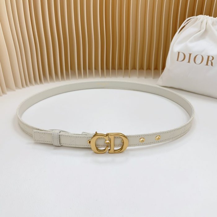 Dior double sided sheepskin with calf leather, Women Belt 20MM - Image 5