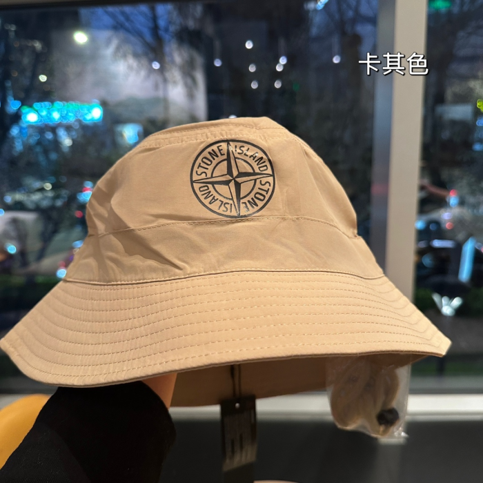 Stone Island Quick-drying Fabric Drawstring Basin Hat Sunhat (Perfect Replica)