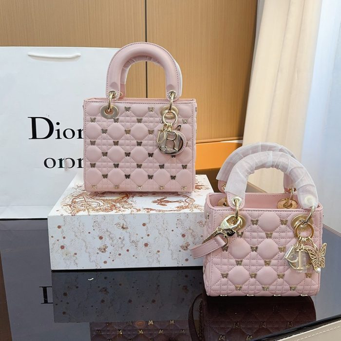 Dior Lady Dior Butterfly Rivet Bags (Perfect Replica) - Image 4