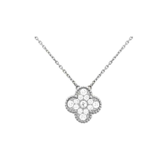 Van Cleef & Arpels Vca Four-Leaf Lucky Necklace - Image 2