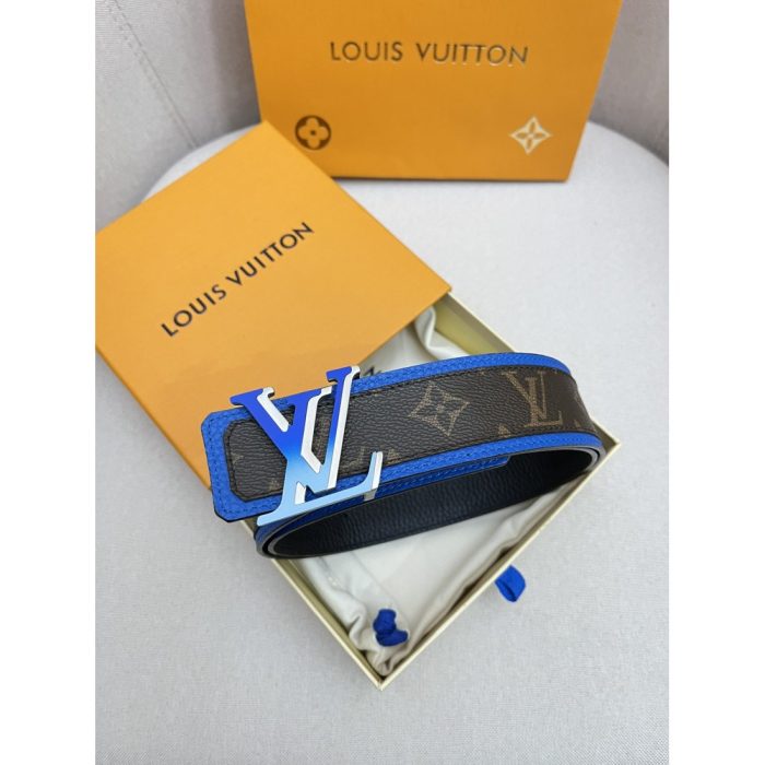 Lv Fade LOGO Calfskin Men's Belt - Image 3