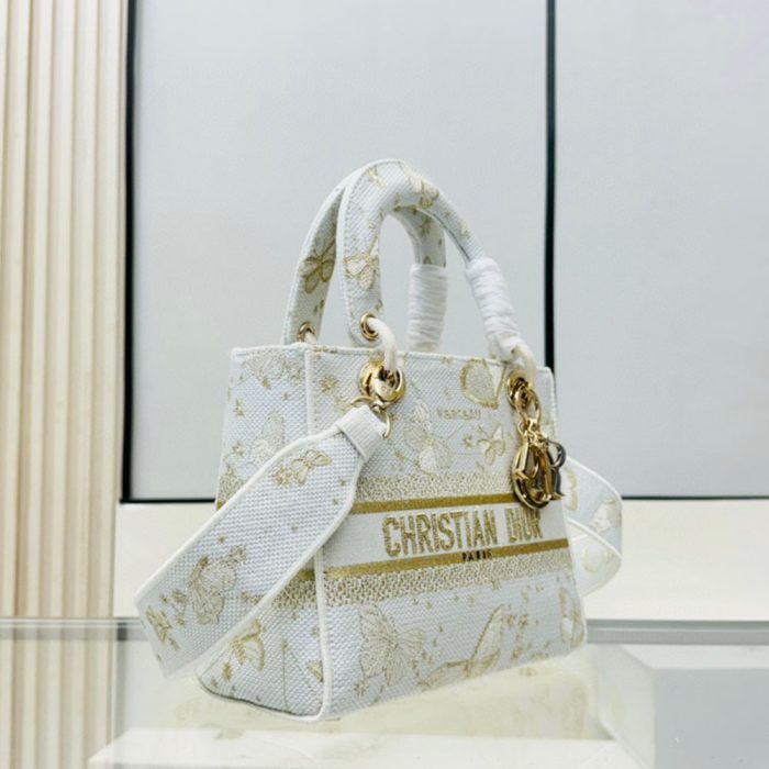 Dior The LADY D-LITE Bag MM-Butterfly Zodiac - Image 5