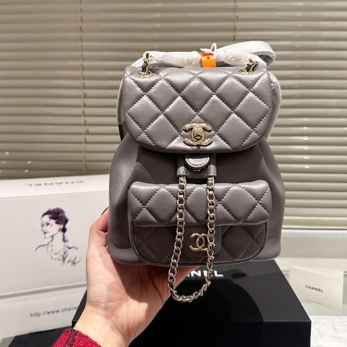 Chanel Duma A Plaid Backpack Bag (Perfect Replica) - Image 4