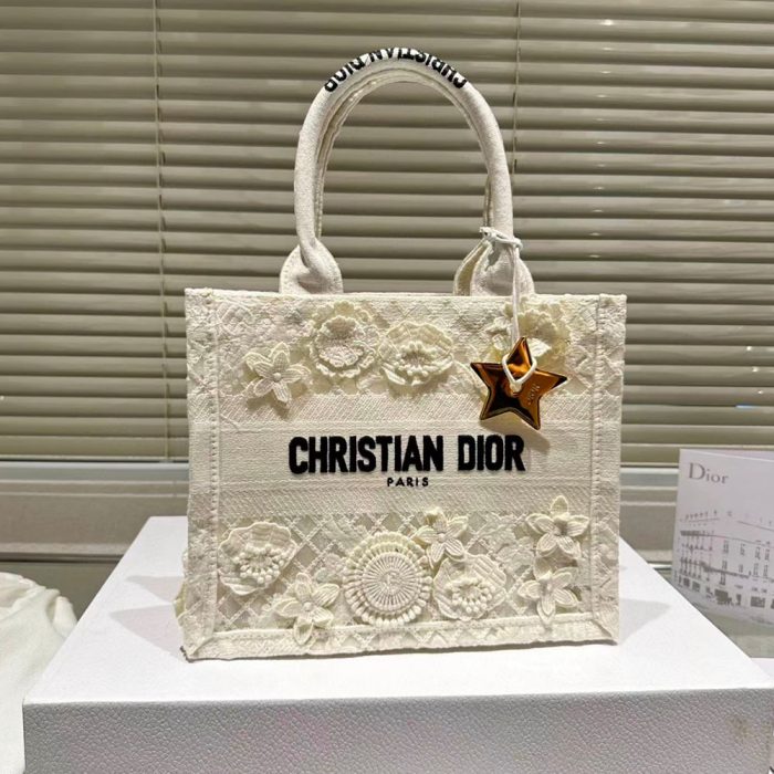 Dior Book Tote D-Lace Macrame(Perfect Replica) - Image 5