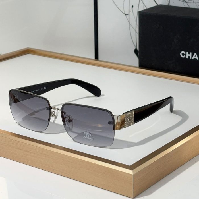 Chanel Half frame Sunglasses Top quality (Perfect Replica) - Image 6