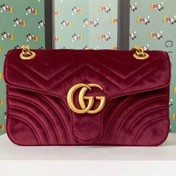 Gucci GG Marmont Velvet Small(Perfect Replica) - Image 8