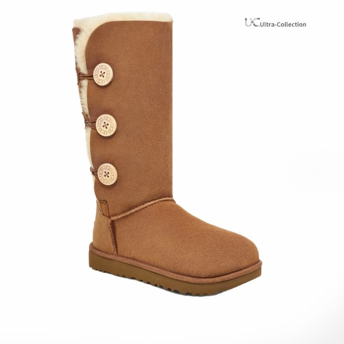 UGG Women's Brown and Tan Boots (Perfect Replica) - Image 3