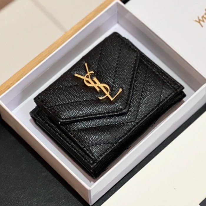 Saint Laurent YSL Leather Card Holder (Perfect Replica)