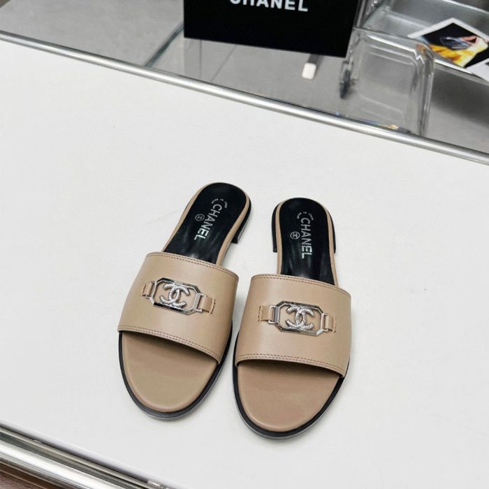 Chanel Flat Opflopsen-toed Flip-flops Slide Sandal (Perfect Replica) - Image 6