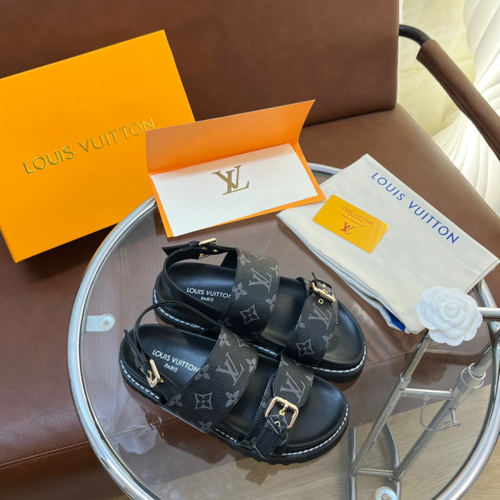 Louis Vuitton LV Sunset Beach Sandals Slide(Perfect Replica)