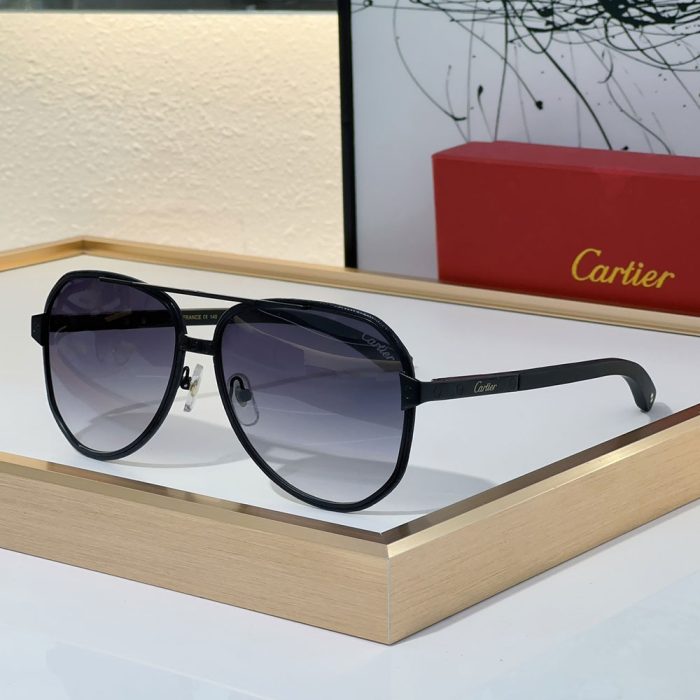 Cartier Aviator Metal Sunglasses Top quality (Perfect Replica) - Image 7