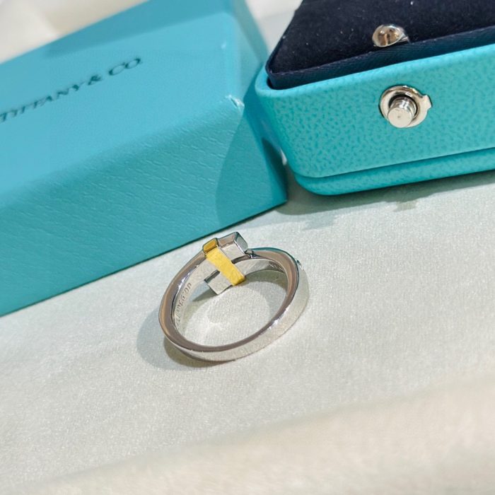 Tiffany rings crossover bicolor 6/7/8/9(Perfect Replica) - Image 5