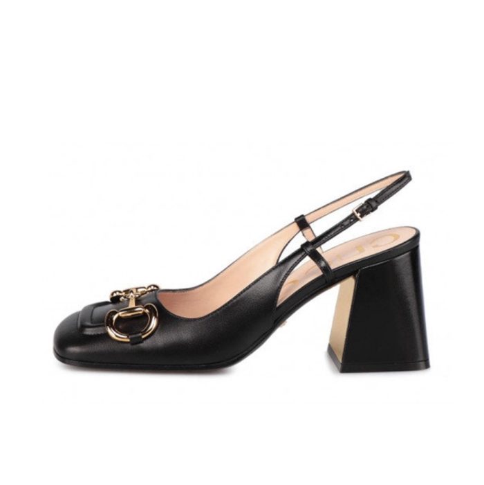 Gucci Buckle High Heels Slide Sandal (Perfect Replica) - Image 3