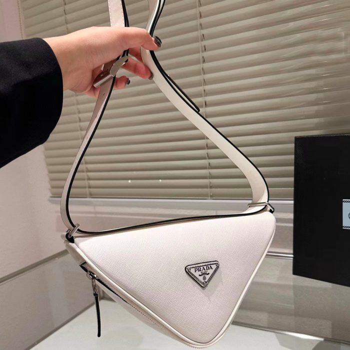 Prada Saffiano Triangle Waist Bag(Perfect Replica) - Image 7