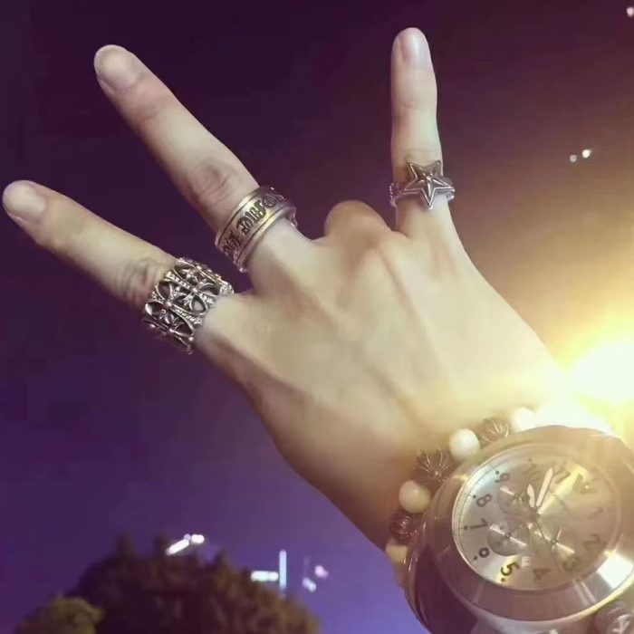 Chrome Hearts Diamond Cemetery Ring - Image 2