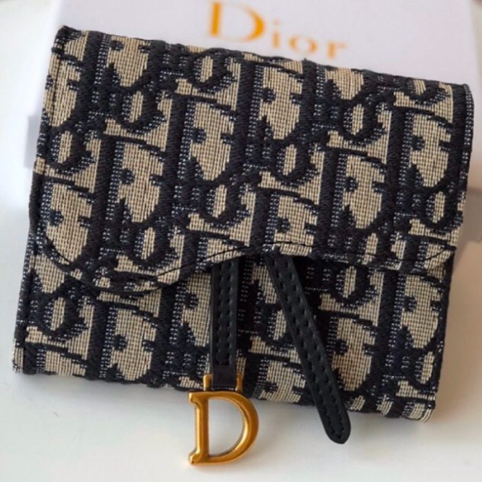 Dior Tri-Fold Snap Wallet(Perfect Replica)