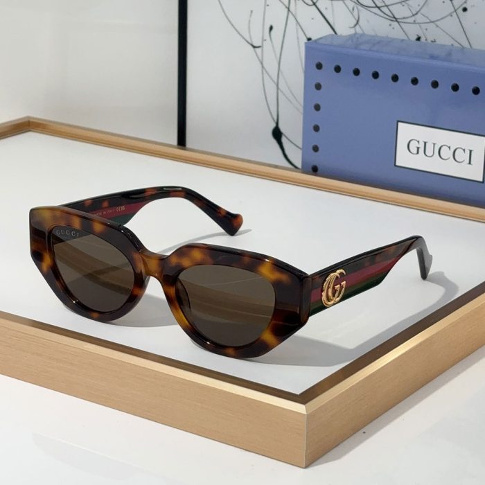 Gucci The legs are Decorated With the Signature Double G sunglasses Top quality (Perfect Replica) - Image 4