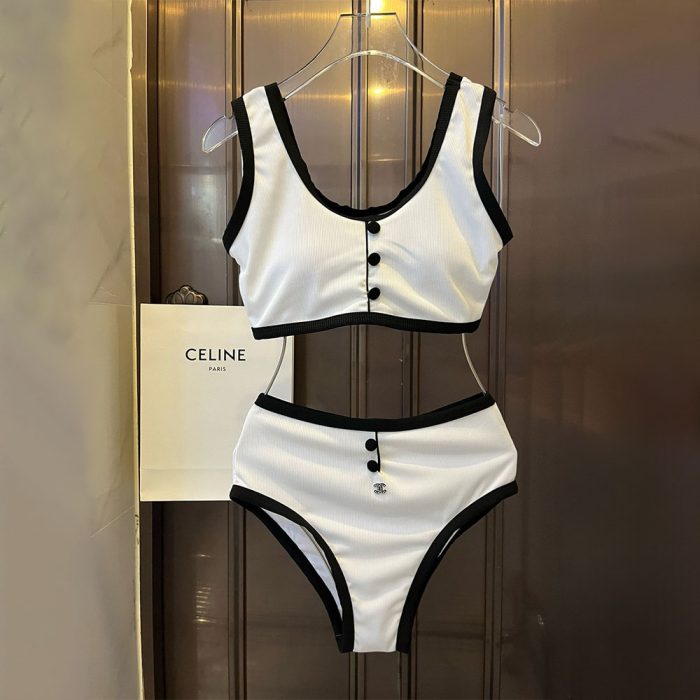 Gucci Halter Style One-piece Swimsuit Swimwear(Perfect Replica) - Image 3