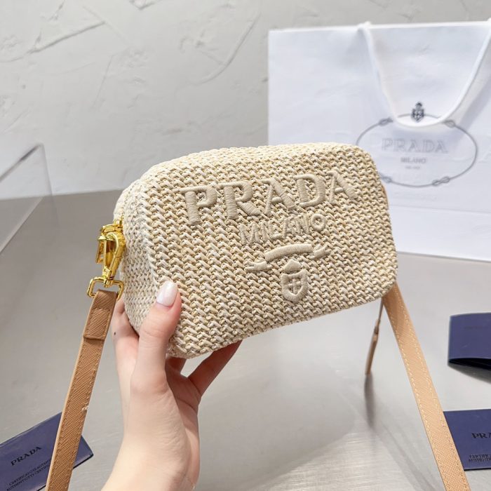 Prada Crochet Camera Bag