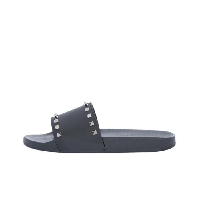 Valentino Rubber Simple And Casual Slide Sandal(Perfect Replica) - Image 3