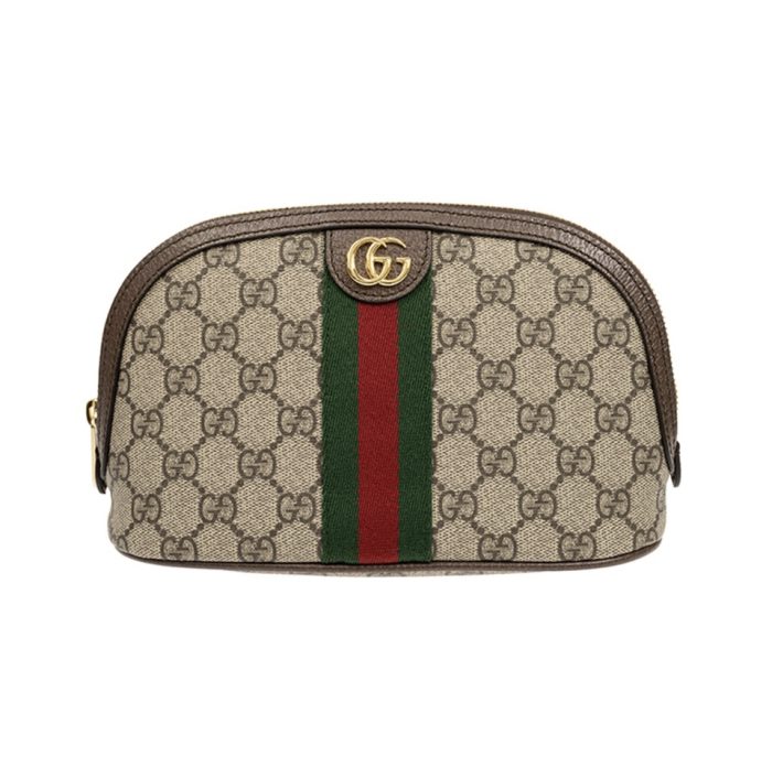 Gucci Ophidia Canvas&Leather Wash Bag(Perfect Replica)