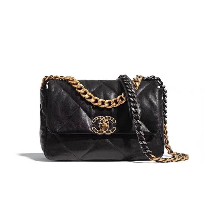 CHANEL 19 Flap Bag Small&Medium Chain Strap Shoulder Bag (Perfect Replica)