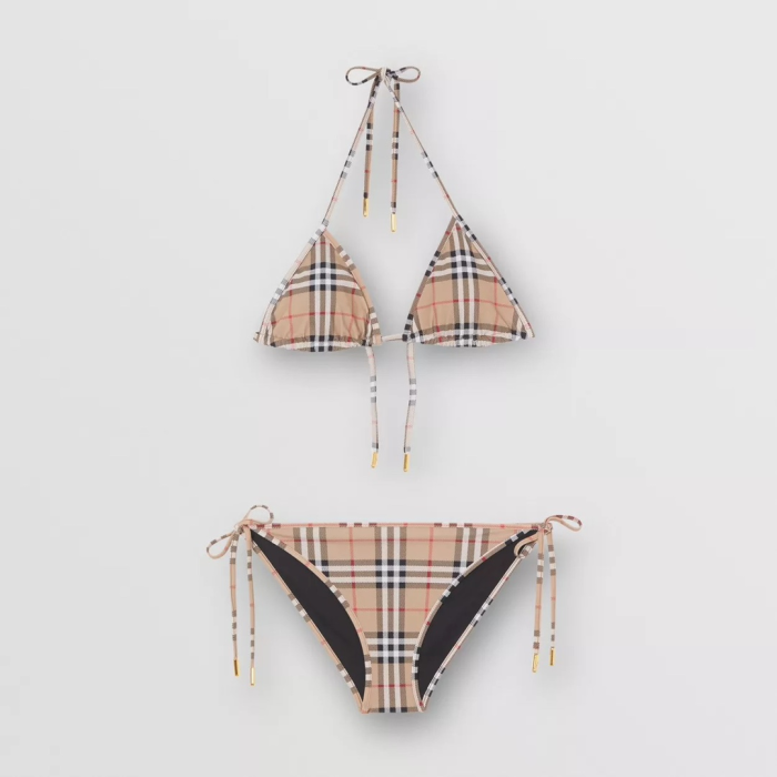 Burberry Button-down Swimsuit Swimwear(Perfect Replica)