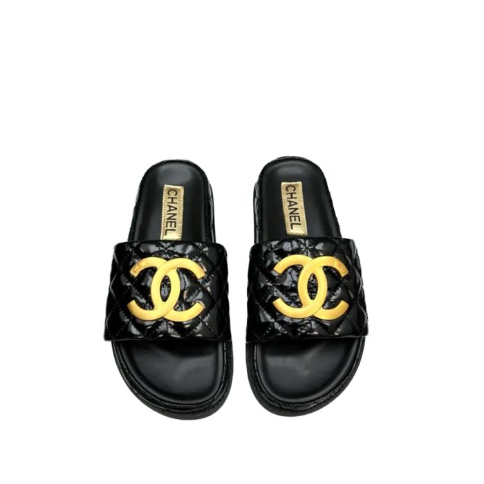 Chanel Gold Label Flat Bottom Fashion Sandals Slide£¨Perfect Replica£© - Image 2