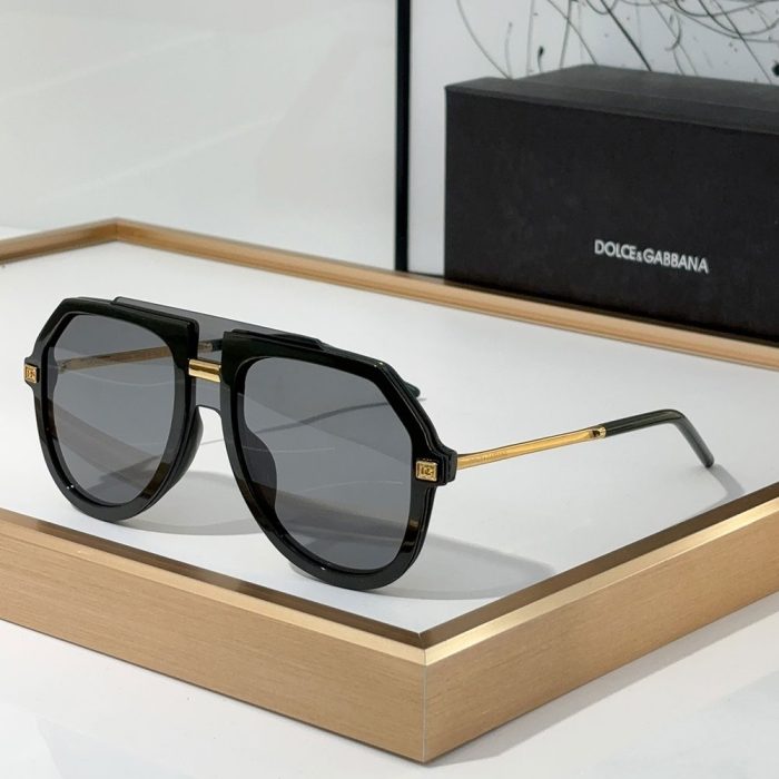 DOLCE & GABBAN DG Sheet Frame Slim Mirror Legs Sunglasses Top quality (Perfect Replica) - Image 4