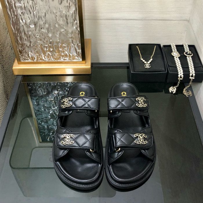 Chanel Fashionable Half Slippers Sandals Slide£¨Perfect Replica£© - Image 7