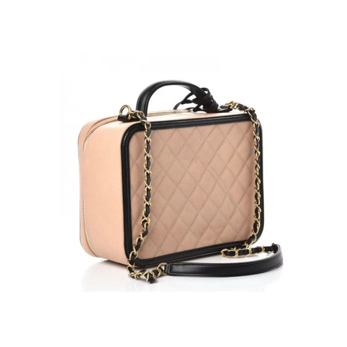 Chanel Vanity Case Quilted Caviar (Perfect Replica) - Image 3