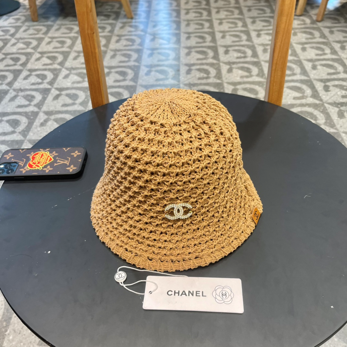 Chanel Hollow Breathable Fisherman's Hat Sunhat (Perfect Replica) - Image 2