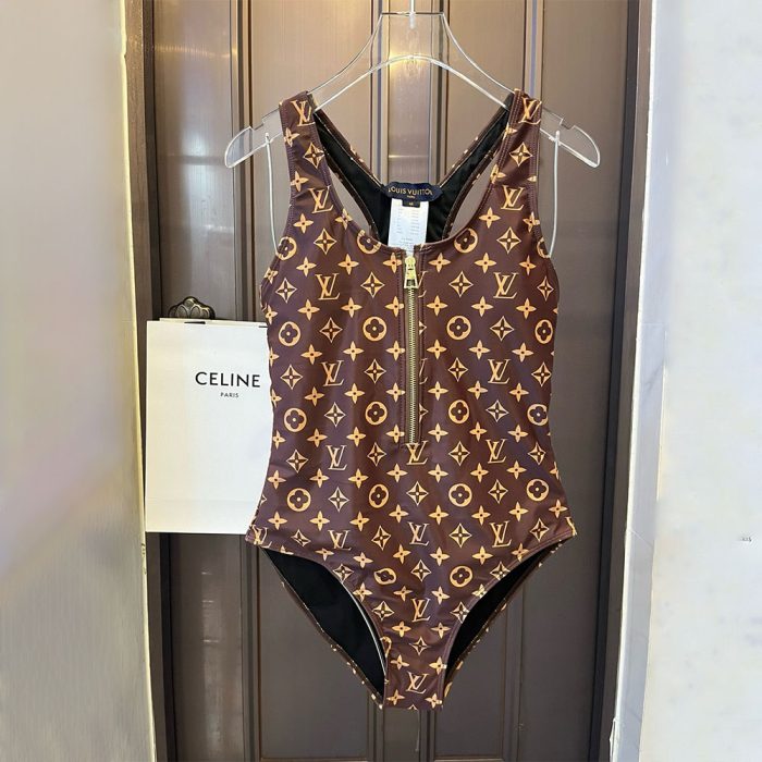 Louis Vuitton LV One-piece Swimsuit Swimwear(Perfect Replica)