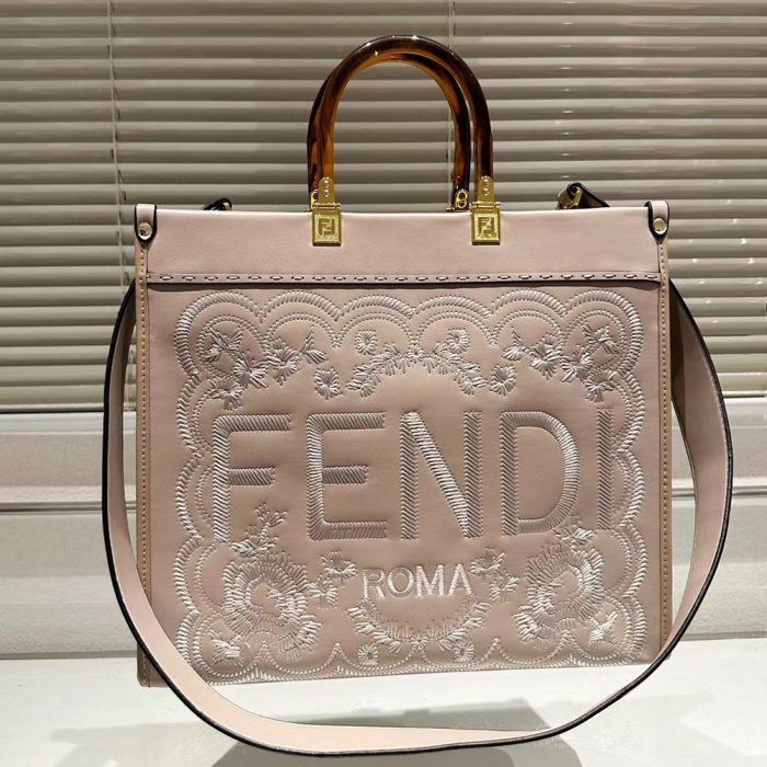 FENDI Sunshine Flower Embroidery Bag Medium(Perfect Replica) - Image 6